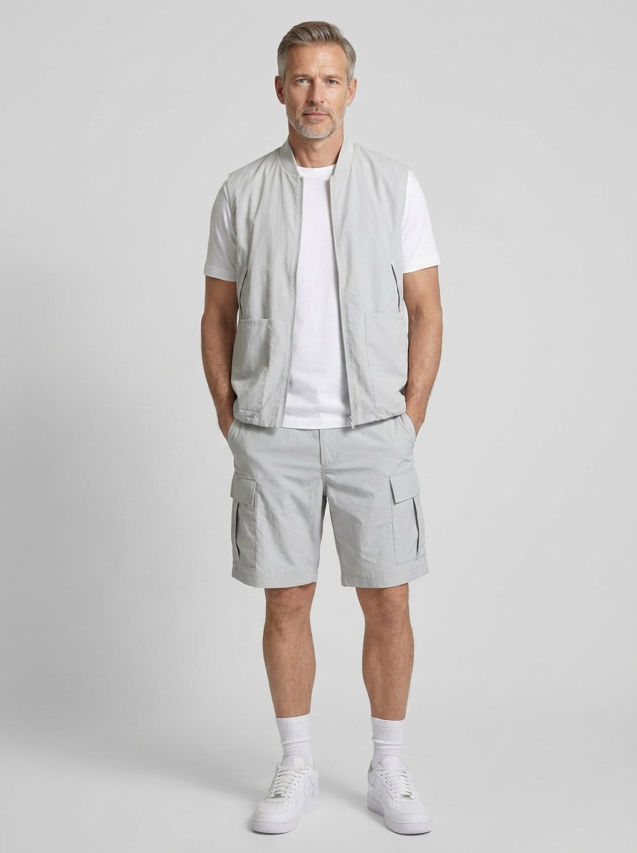 Ensemble Cargo Gris Perle — plan complet studio